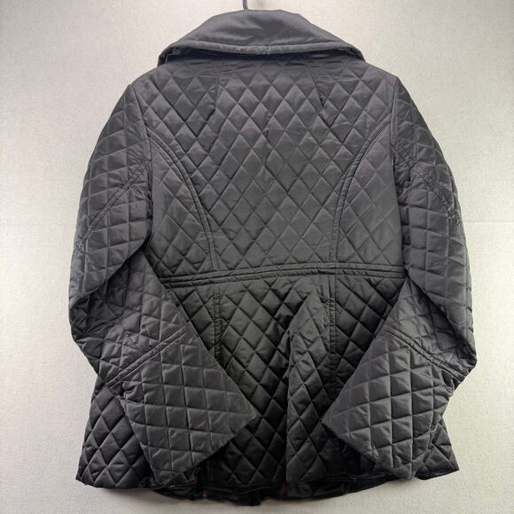 Jones New York Women’s Black Quilted Winter Jacket Size M - Picture 2 of 11